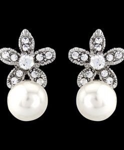 Pearl Elegance Wedding Earrings