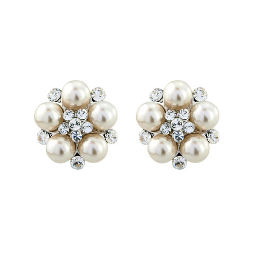 6ct Silver & Gold Pearl & Crystal Cluster Charms by hildie & jo | JOANN