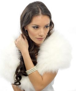 Our Pearl Stretch Bracelet is a chic and elegant piece of wedding or occasion jewellery. Three rows of classic ivory pearls are interspersed with subtly sparkling crystal diamante spacers giving a timeless look.