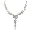 Carmen Crystal Pearl Wedding Necklace