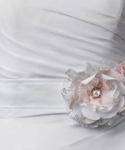 Pink Floral Bridal Sash