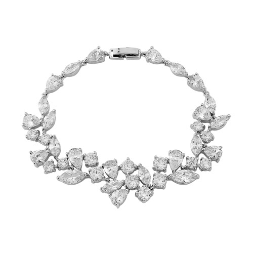 Cubic Zirconia Wedding Bracelet