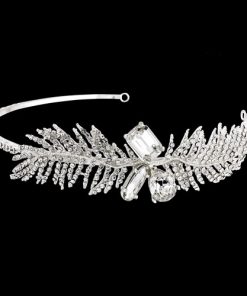 Crystal Feather Headband