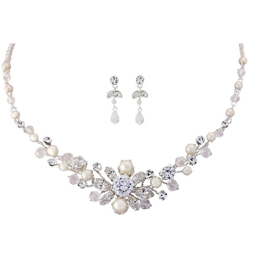 crystal wedding jewellery