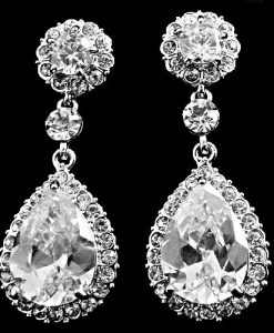 Crystal Starlet Wedding Earrings