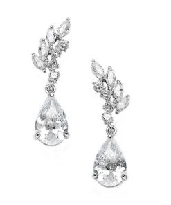 Cubic Zirconia Wedding Earrings