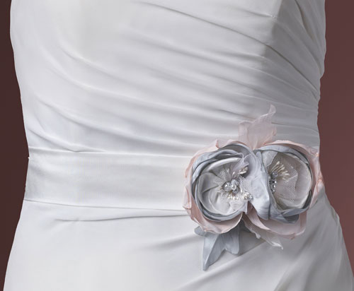 Floral Corsage Wedding Belt