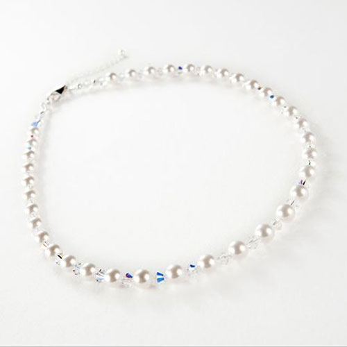 Swarovski AB Crystal and Pearl Jewellery Set