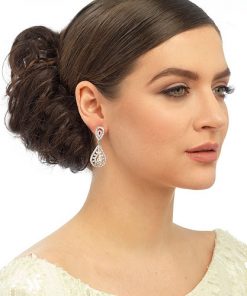 Clip On Vintage Bridal Earrings