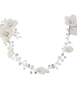 floral bridal headpiece