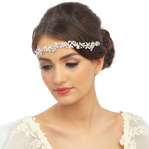 bridal hair vine vintage