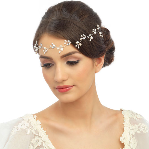 Freshwater Pearl Bridal Hair Vine