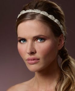 crystal applique bridal headband bb-8369 poirier