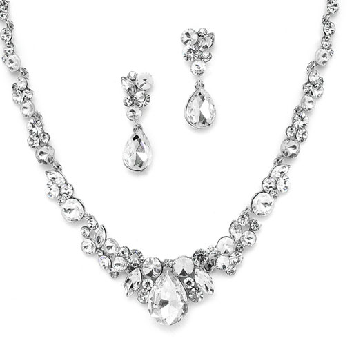 Amantea Crystal Wedding Jewellery Set