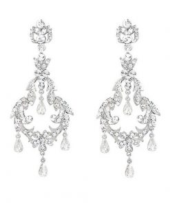 Crystal Chandelier Earrings for wedding
