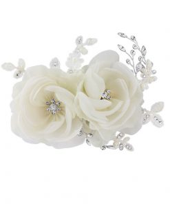 Zinnia Floral Wedding Comb