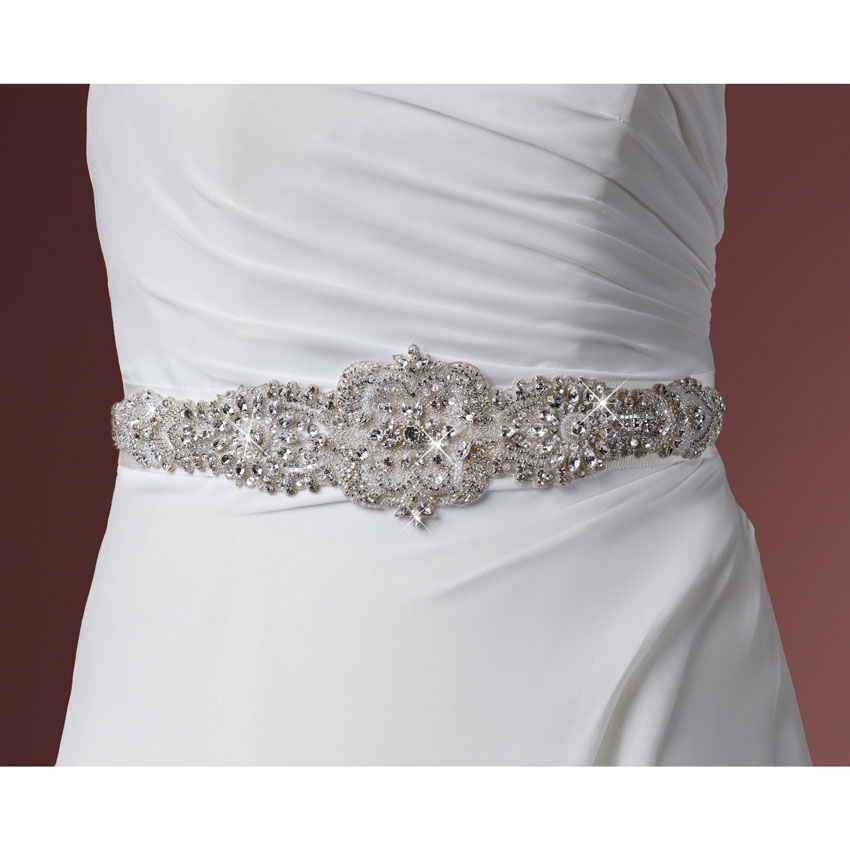 crystal wedding belt by poirier