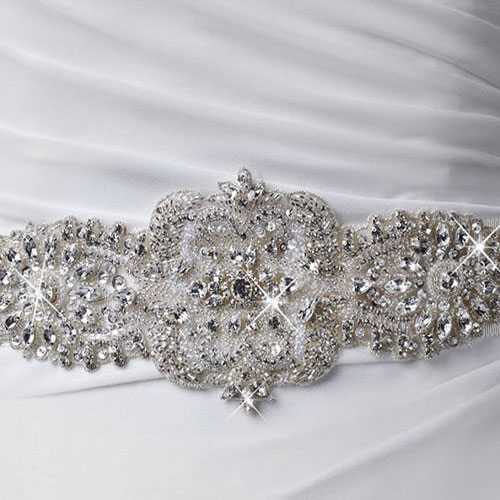 crystal wedding belt 1810 by poirier