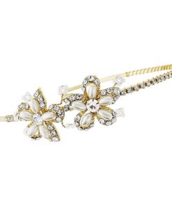 Petite Gold Bridal Headband