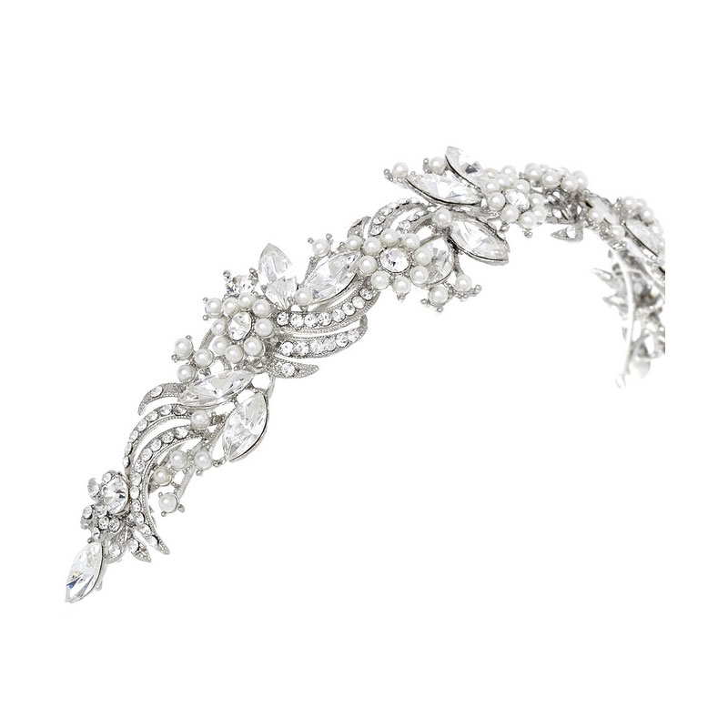 Opulence Crystal Wedding Headband