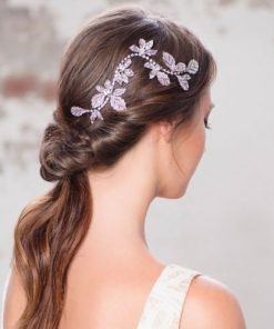 Crystal Leaf Wedding Hair Vine
