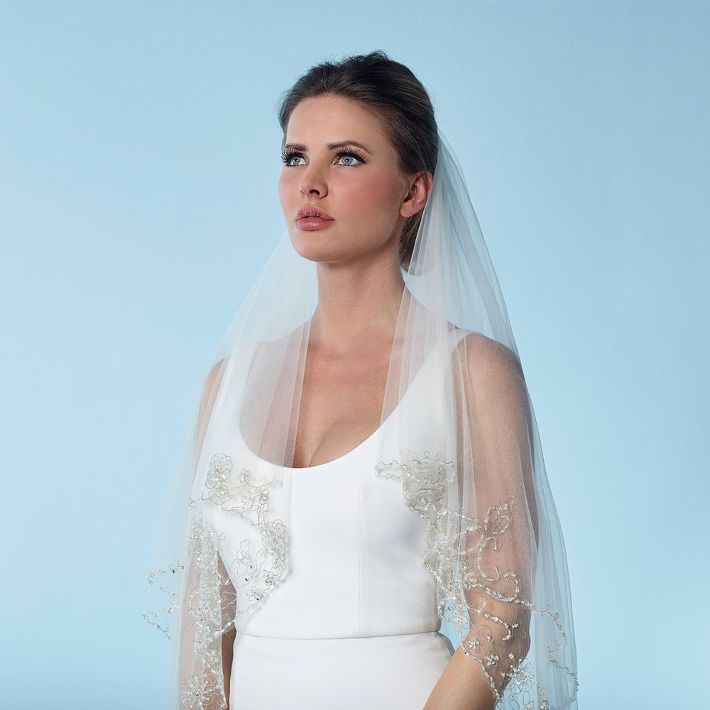 Two Layer Soft Tulle Bridal Veil - S154