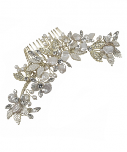 Alana Baroque Pearl & Crystal Wedding Hair Comb