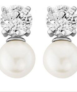 Hayworth Cubic Zirconia & Pearl Bridal Jewellery Set
