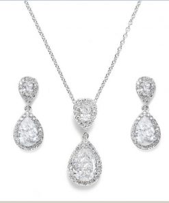 Cubic Zirconia Bridal Jewellery Set Ava