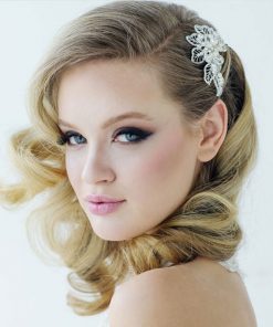 Maya Vintage Filigree Hair Clip with Pearls