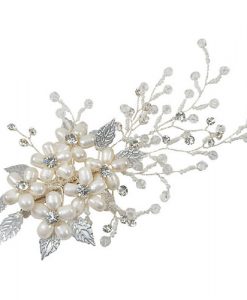 Cameron Freshwater Pearl & Crystal Wedding Hair Clip
