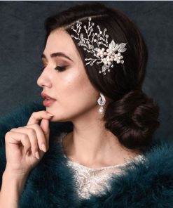 Cameron Freshwater Pearl & Crystal Wedding Hair Clip