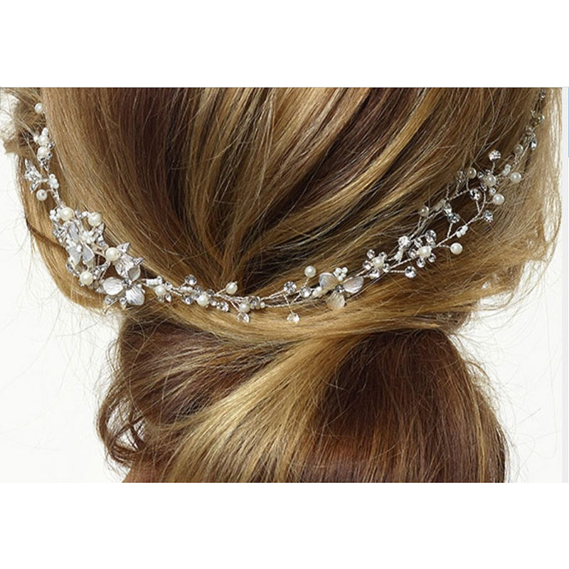 Poirier Floral Bridal Hair Vine BB-631